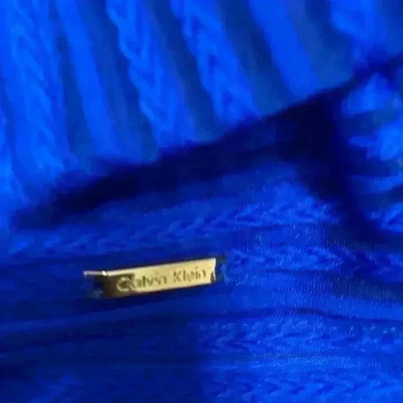 Calvin Klein Women's Stretch Textured Shirt Large - Picture 7 of 7